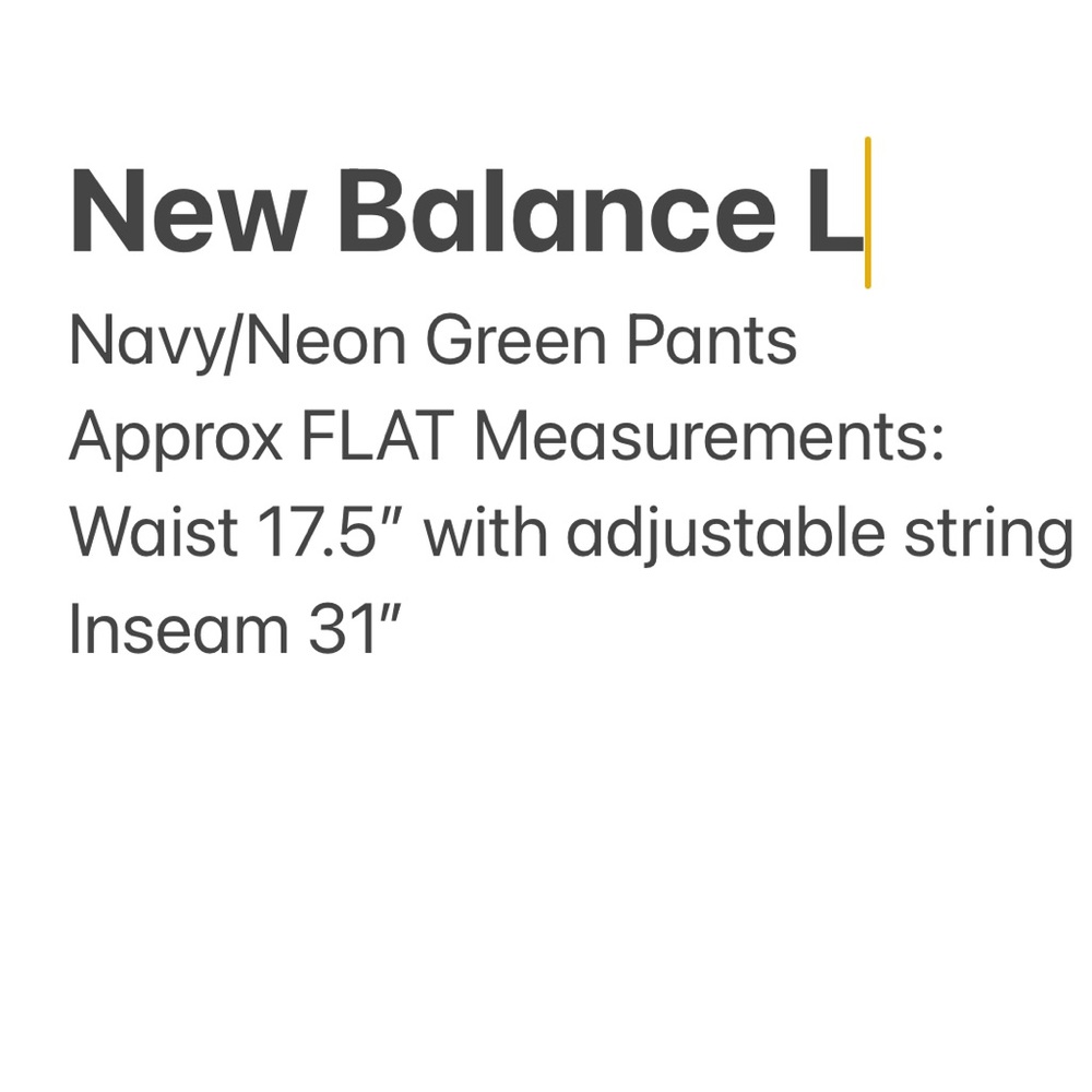 New Balance Track Pants L Basketball Warmups Seahawks Colors Navy Neon Green - Picture 6 of 6